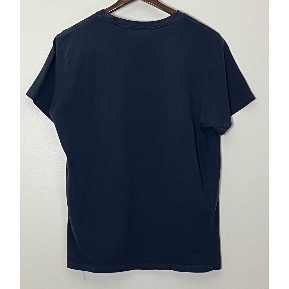 Levi's Logo‎ T-Shirt Women's Large Navy Blue Red Classic Americana Heritage - Picture 2 of 3